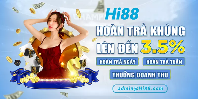 Khuyến mãi hoàn trả khi chơi Casino Online tại nhà cái HI88