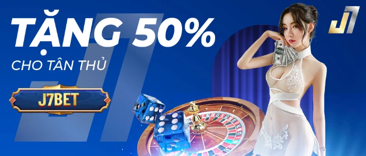 khuyến mãi 50% tại j7bet