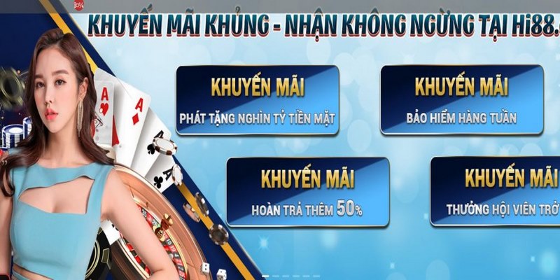 Hướng dẫn nhận khuyến mãi tặng tiền miễn phí tại Hi88